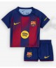Günstige Barcelona Lamine Yamal #10 Heimtrikotsatz Kinder 2025-26 Kurzarm (+ Kurze Hosen)